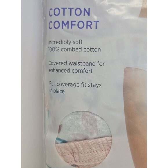 JOCKEY  Women's Underwear Elance Size 7/L Bikini Style 1484 Pink, Blue, Lavander - Picture 5 of 7